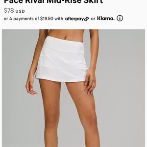 Pace Rival Skirt